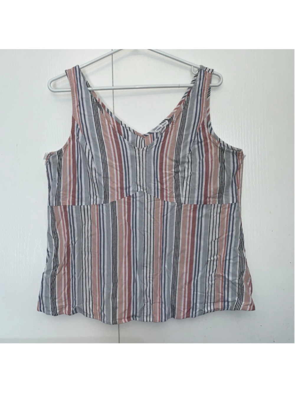 Women's Tribal Jeans Striped Tank Top Size Large
